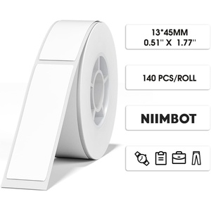 image:imageNIIMBOT Label Maker Tape 1440mm White Label Print Paper Compatible for NIIMBOT D11 D110 D101 Thermal Sticker Paper Waterproof Labeling Tape Replacement 160 LabelsRoll13 X 45mm