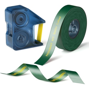 image:imageNIIMBOT N1 Satin Ribbon Set Only for N1 Label Maker for Gift Wedding Party Craft Wrapping DIY Navy Blue Satin Ribbon14mm x 51m with Gold Ribbon14mm x 62mGreen