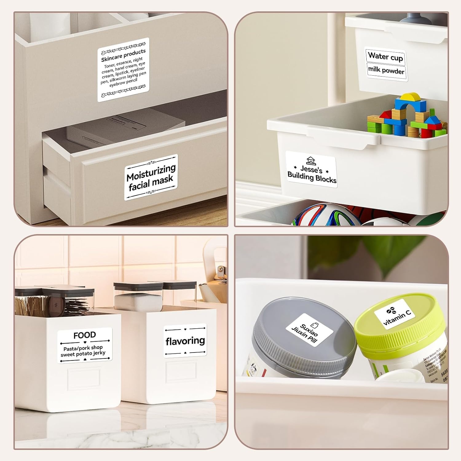 image:imageNIIMBOT Labels 2 Rolls Refill Thermal Label for Label Maker B1B21B21ProB3SB31K3 Waterproof OilProof and TearProof Sticker Labels 157 x 06x240x15mmx2 ClearWhite2 X 32