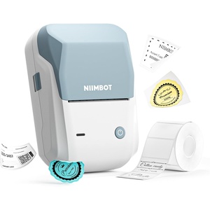 image:imageNIIMBOT B1 Barcode Label Maker Bluetooth Thermal Label Printer Portable Sticker Maker for Home Organization Mailing BakeryGrocery Small Business Compatible with Phone ComputerBlue