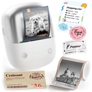 image:imageNIIMBOT B2 Pro Label Maker Machine 300 DPI High Definition Portable Thermal Label Printer with Fun APP for Photos Scrapbook HomeSchool Organization Moon GoldSilver