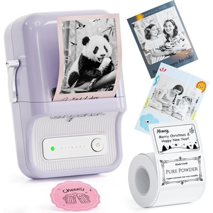 image:imageNIIMBOT B21 Pro Label Maker with Tapes 300DPI HD Label Printer Sticker Maker for Home Organization Photo Print Study Graphics Scrapbook WhitePurple