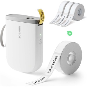 image:imageNIIMBOT Bundle D11H Label Maker Machine for School with 3Rolls 047 X 157 White Label Tapes