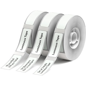 image:imageNIIMBOT D11 Label Maker Tape D110 Labels 3Rolls SelfAdhesive Labeling Tape Replacement 047 X 118 12 X 30mm Thermal Label Refills for Home Office 630 Labels3Rolls White1335luminous