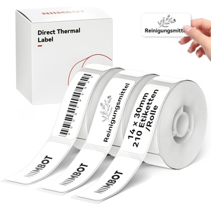 image:imageNIIMBOT D11 Label Maker Tape D110 Labels 3Rolls SelfAdhesive Labeling Tape Replacement 047 X 118 12 X 30mm Thermal Label Refills for Home Office 630 Labels3Rolls White1430white