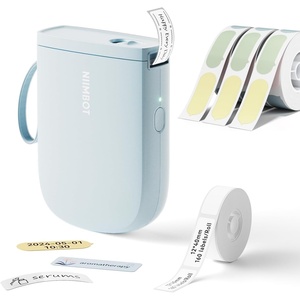 image:imageNIIMBOT D11 New Version Label Maker Machine with Tape300DPI Bluetooth Label Printer Portable Thermal PrinterSticker Maker for Organizing Home Office SchoolBlue