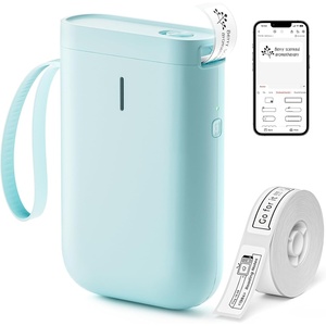 image:imageNIIMBOT Label Maker Machine D11 Label Printer Portable Wireless Connection Multiple Templates Available for Phone Easy to Use Office Home Organization USB Rechargeable
