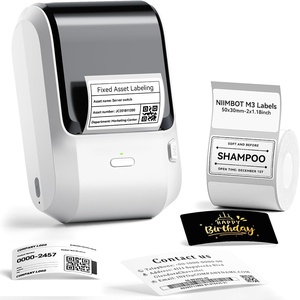 image:imageNIIMBOT M3 3 Inch Thermal Transfer Label Maker 300DPI Bluetooth Label Printer Label Maker Machine for Office Garden Lab Outdoor Equipment Cable Jewelry 810 Years Duration for Label No FadeWhite