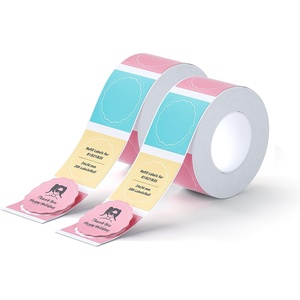 image:imageNIIMBOT Thermal Label Maker Paper 3434 mm Colorful 2Packs for B1 Label Maker